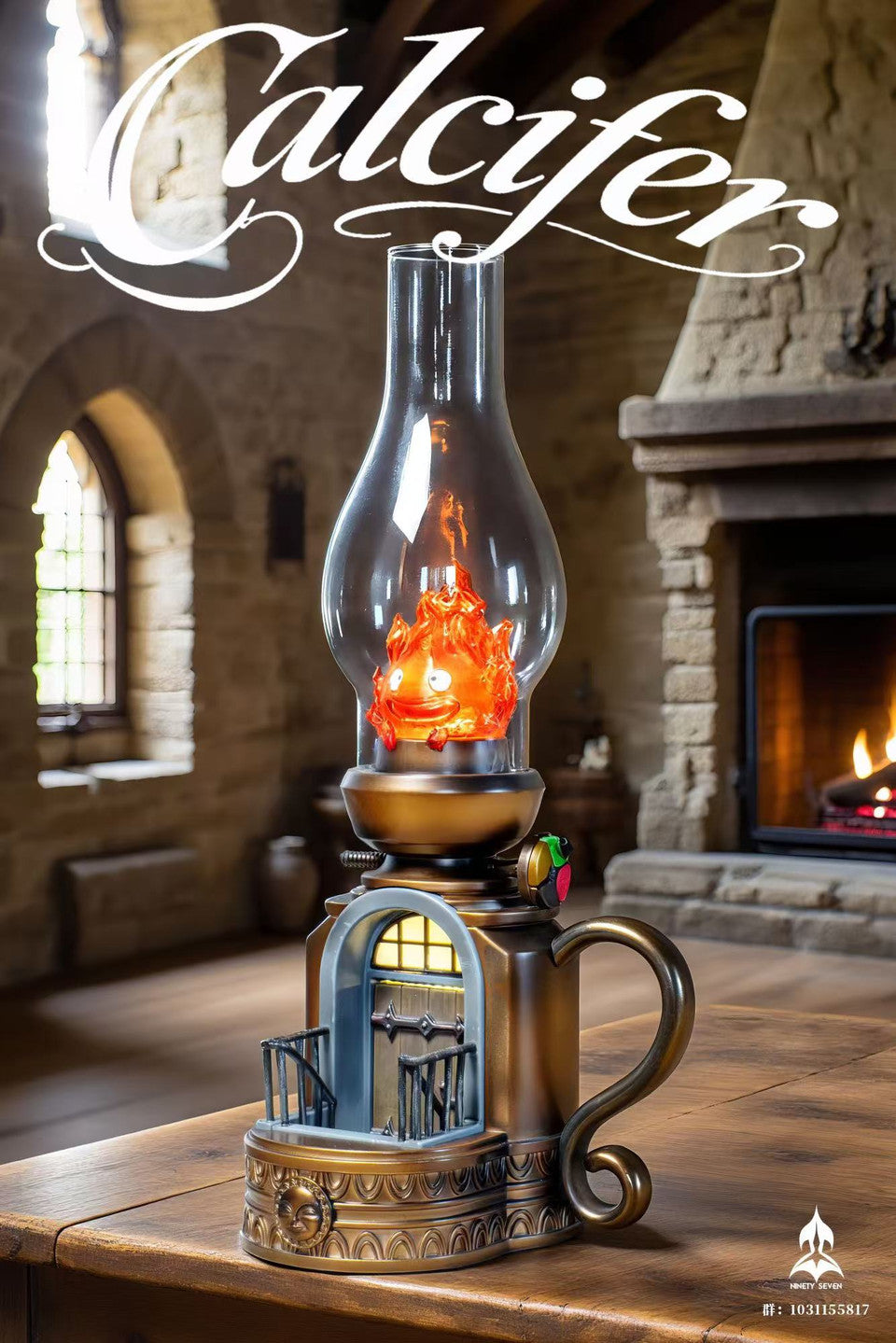 [Pre-Order] NINETY SEVEN Studio - Statue - Howl's Moving Castle - Retro Table Lamp CALCIFER