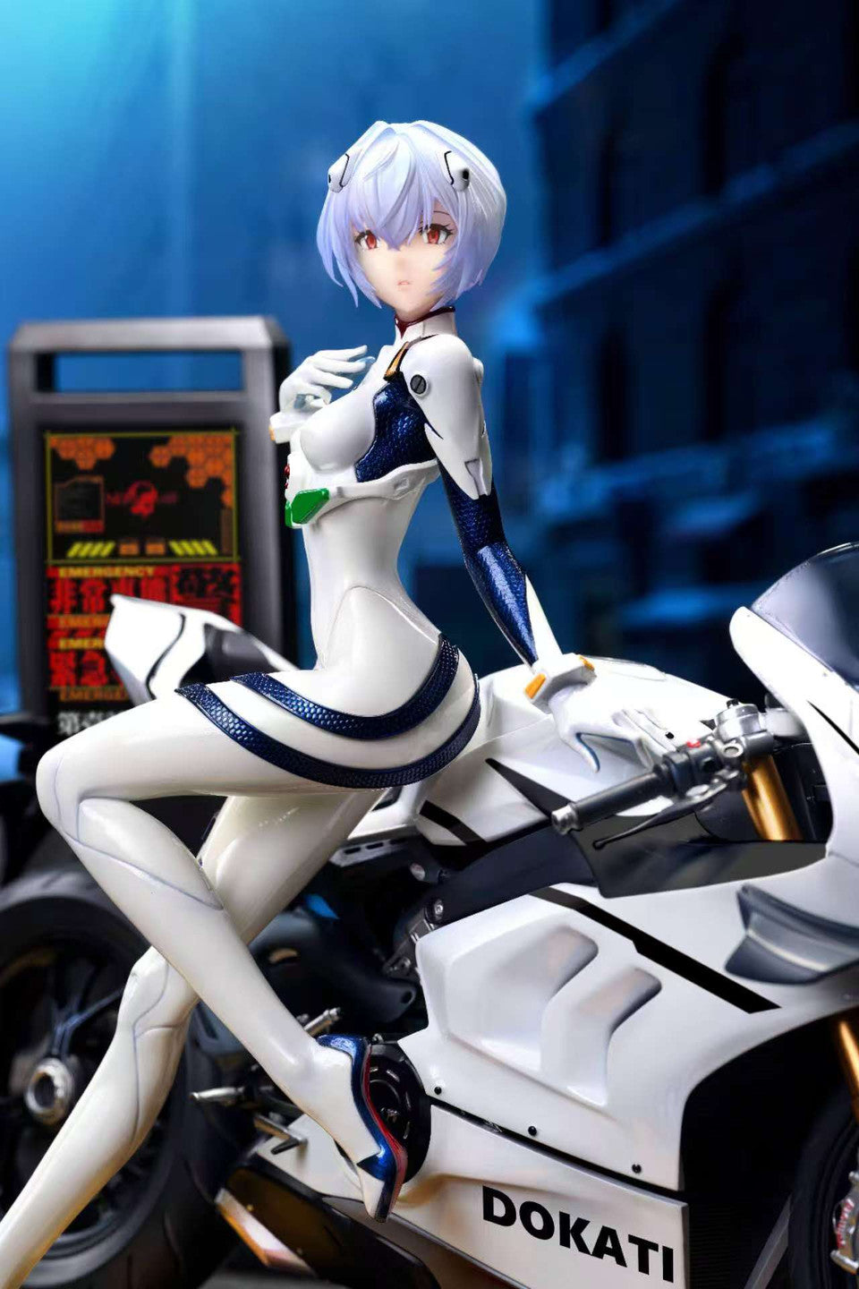 [Pre-Order] KOL Brother Studio - Statue - Neon Genesis Evangelion - Motorcycle Ayanami Rei