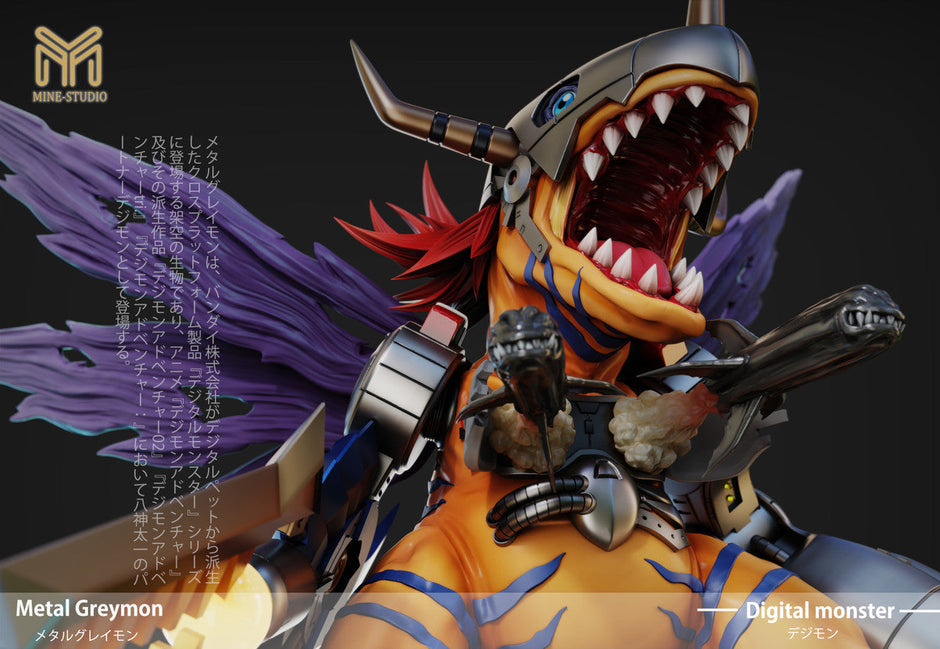[Pre-Order Closed] Mine Studio - Statue - Digimon - Digital War Greymon