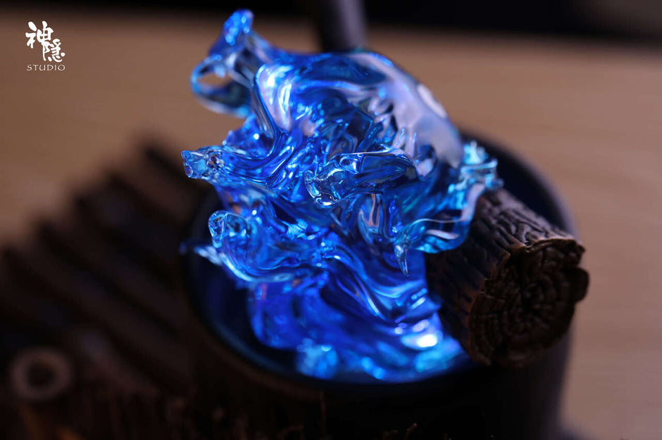 [Warehouse in Stock] Shen Yin Studio - Statue - Howl's Moving Castle - Blue Calcifer with LED