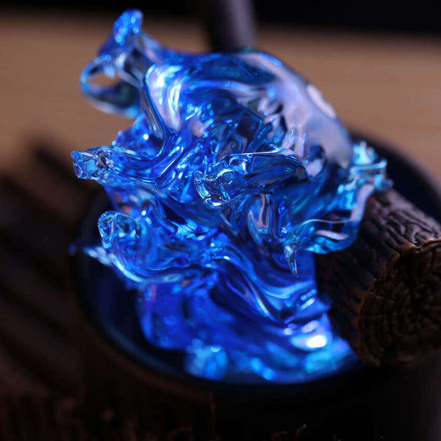 [Warehouse in Stock] Shen Yin Studio - Statue - Howl's Moving Castle - Blue Calcifer with LED