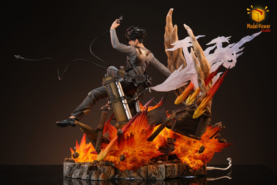[Pre-Order Closed] Model Power Studio - Statue - Attack on Titan - #6 Street Fighting Levi Ackerman