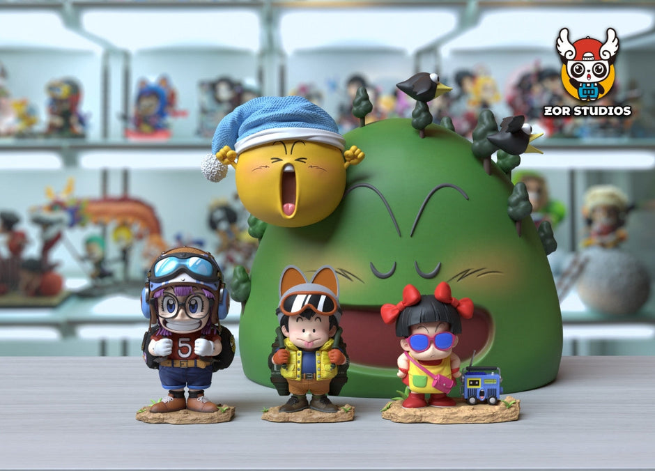 [Pre-Order Closed] ZOR Studio - Statue - Dr. Slump - Penguin Village Family Portrait Series 8th Series Kinoko Sarada