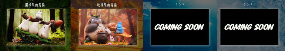 [Pre-Order Closed] LongMiao Studio - Statue - My Neighbor Totoro - eating acorns Totoro Family