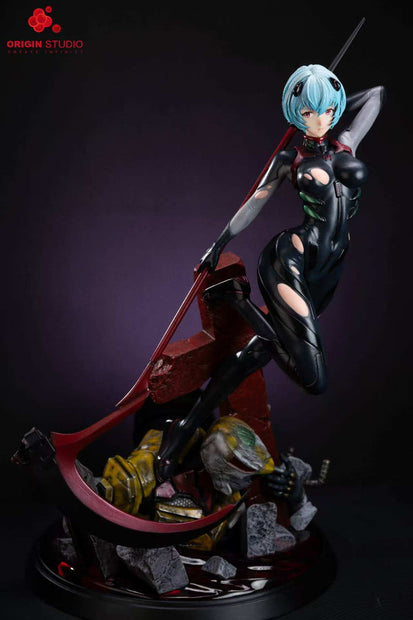[Pre-Order] Origin Studio - Statue - Neon Genesis Evangelio - Black Combat Suit Ayanami Rei