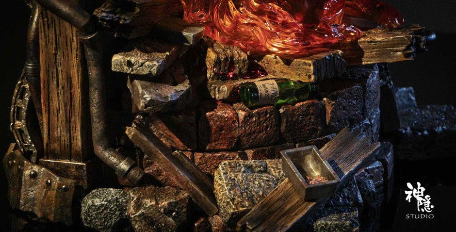 [Pre-Order] Shen Yin Studio - Statue - Howl's Moving Castle - Calcifer Rebirth after the collapse with LED