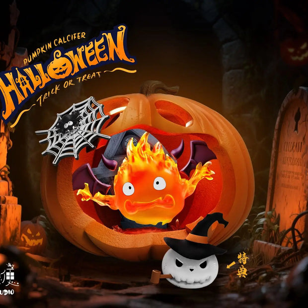 [Pre-Order] ZJB Studio - Statue - Howl's Moving Castle - Halloween Demon Pumpkin Calcifer