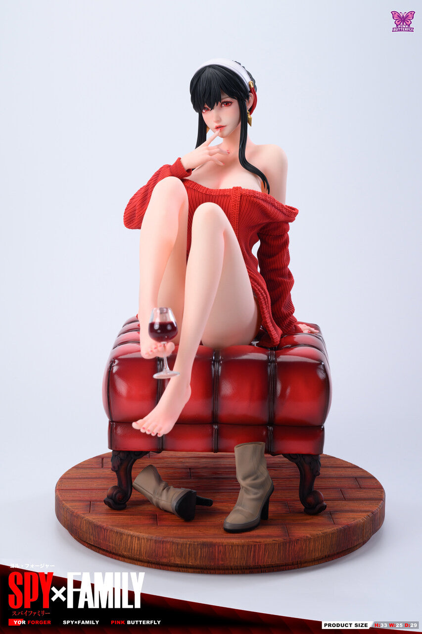 [Pre-Order Closed] PINK BUTTERFLY Studio - Statue - Spy x Family - Tipsy Yor Forger