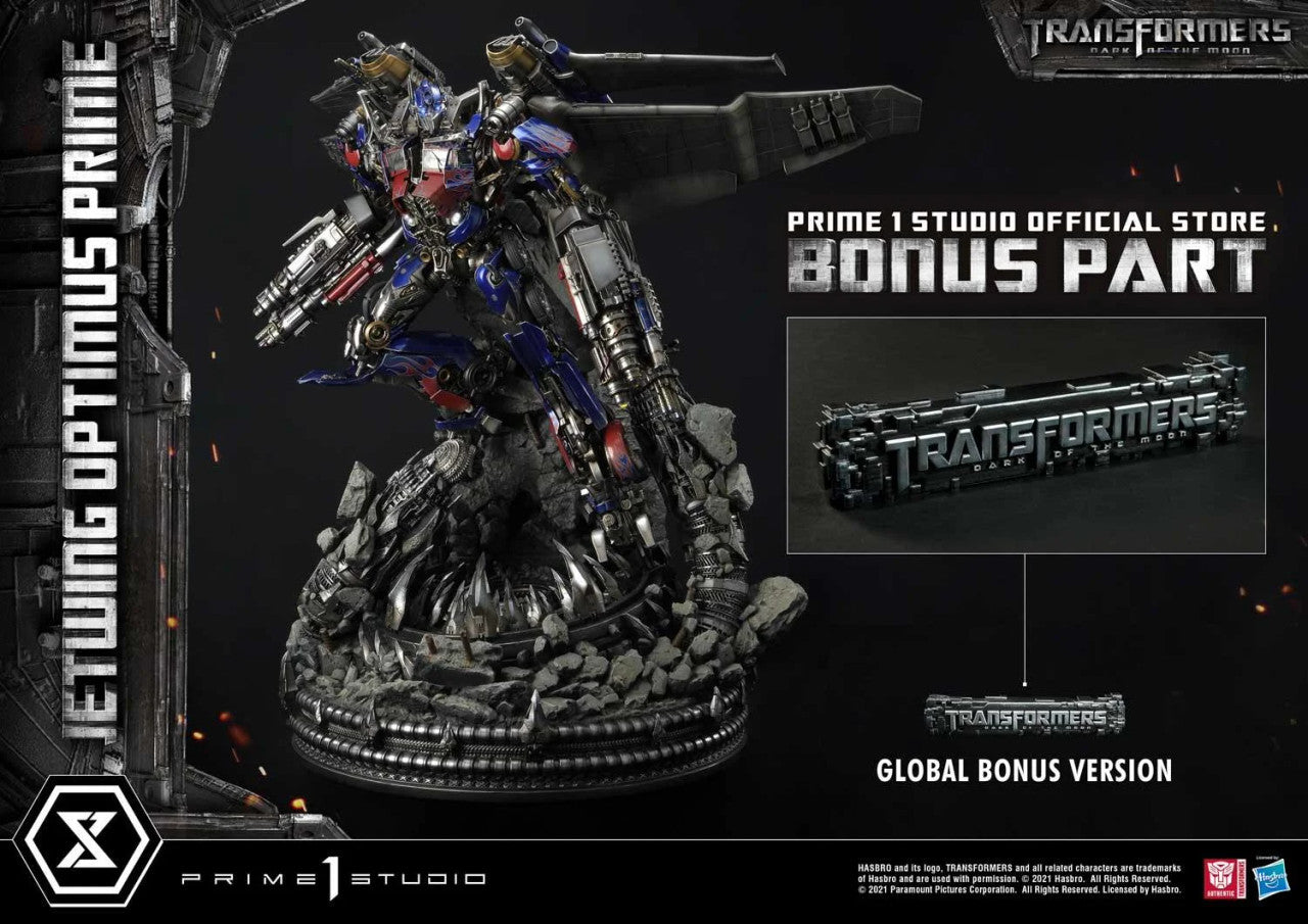 [Warehouse in Stock] Prime 1 Studio - Statue - Museum Masterline Transformers: Dark of the Moon (Film) Jetwing Optimus Prime MMTFM-33 MMTFM-33CN MMTFM-33S(Licensed)