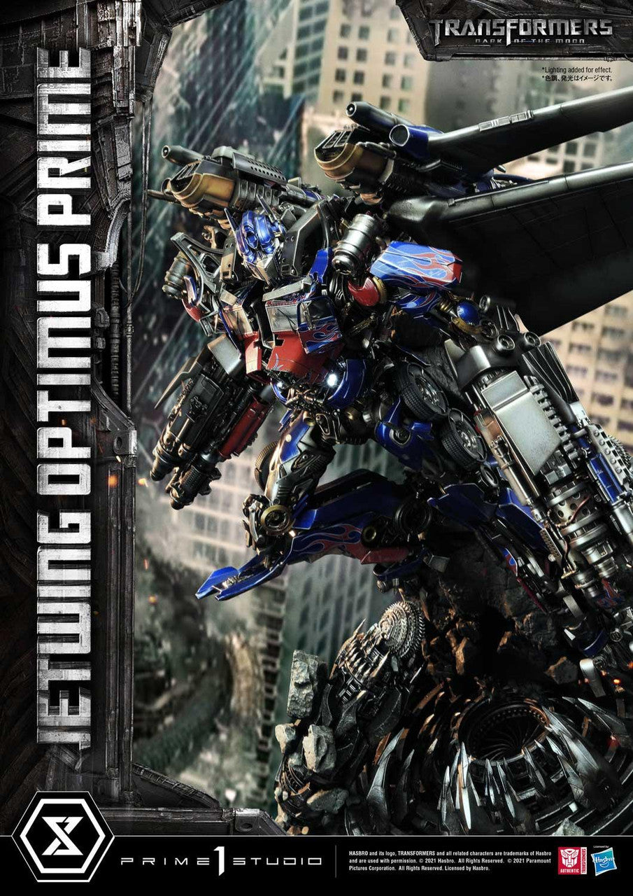 [Warehouse in Stock] Prime 1 Studio - Statue - Museum Masterline Transformers: Dark of the Moon (Film) Jetwing Optimus Prime MMTFM-33 MMTFM-33CN MMTFM-33S(Licensed)