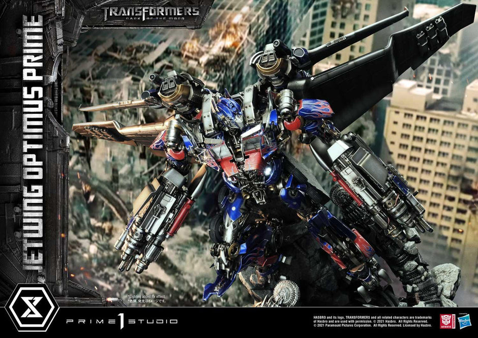 [Warehouse in Stock] Prime 1 Studio - Statue - Museum Masterline Transformers: Dark of the Moon (Film) Jetwing Optimus Prime MMTFM-33 MMTFM-33CN MMTFM-33S(Licensed)