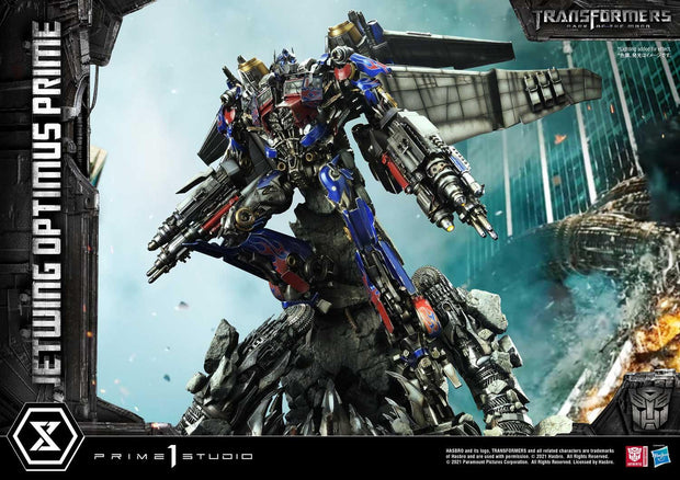 [Warehouse in Stock] Prime 1 Studio - Statue - Museum Masterline Transformers: Dark of the Moon (Film) Jetwing Optimus Prime MMTFM-33 MMTFM-33CN MMTFM-33S(Licensed)