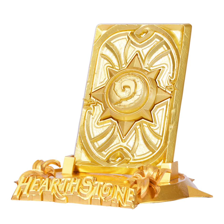 [Pre-Order] HEX Collectibles & BLIZZARD ENTERTAINMENT - Statue - Golden Celebration Card Back Replica (Licensed)